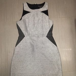 Banana Republic Textured Black & White Dress, 10P